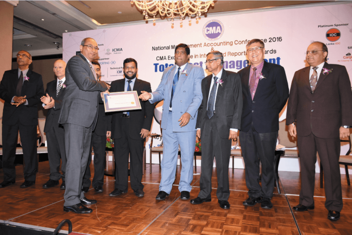 Certificate of Merit Awarded by CMA Sri Lanka for the Excellence in integrated Reporting Award-2016 (1) Certificate of Merit Awarded by CMA Sri Lanka for the Excellence in integrated Reporting Award-2016