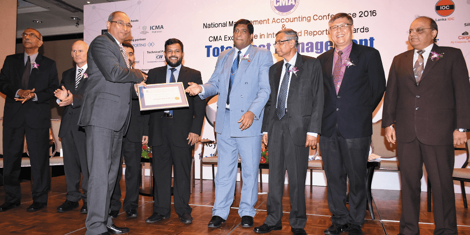 Certificate of Merit Awarded by CMA Sri Lanka for the Excellence in integrated Reporting Award-2016