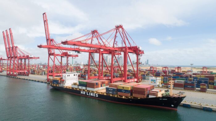 HR Aarai at berth at the Port of Colombo HR Aarai at berth at the Port of Colombo