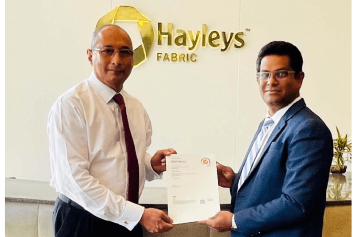 Hayleys Fabric becomes 1st Sri Lankan Fabric Manufacturer to be awarded ISO 50001