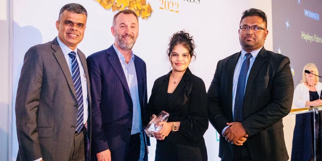 Hayleys Fabric Sustainable Impact Award at International Quality Awards 2022