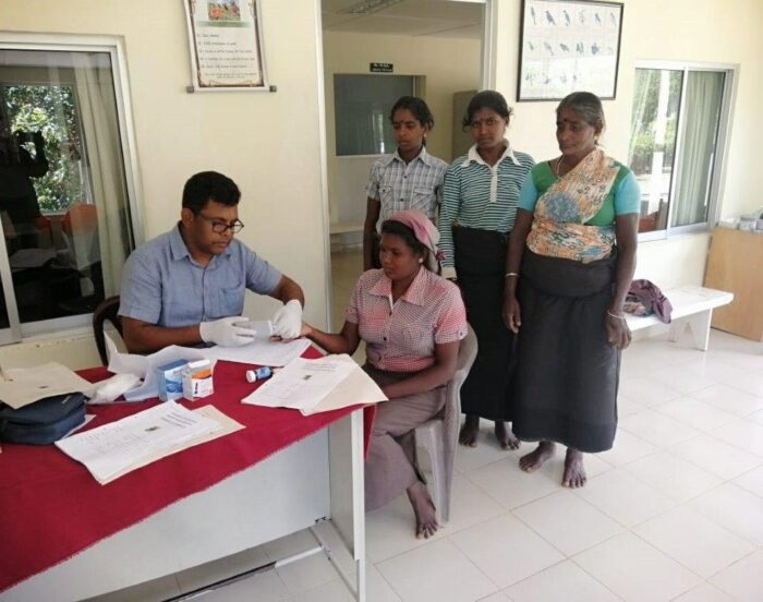 Medical screening conducted for workers