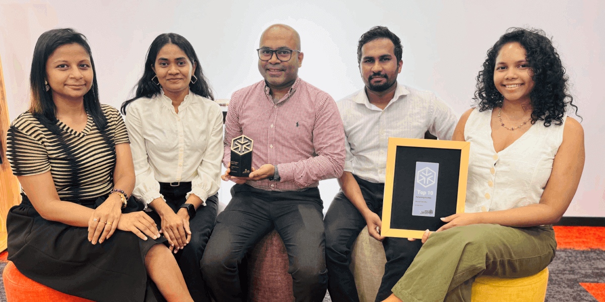 The Hayleys Fabric Innovation team with their ISPO Nextrend recognition