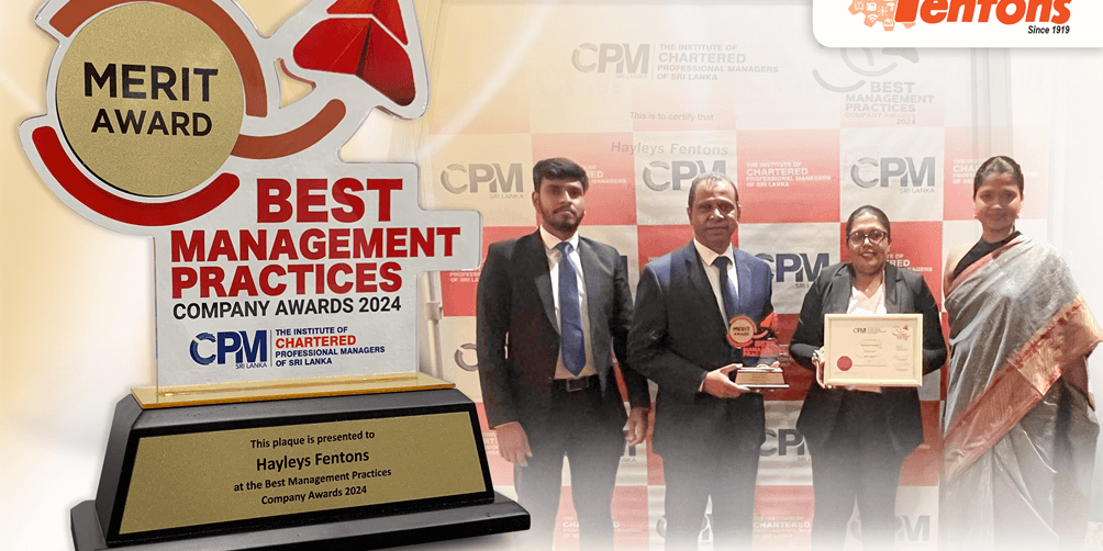Hayleys Fentons Wins Merit Award at Best Management Practices Company Awards 2024