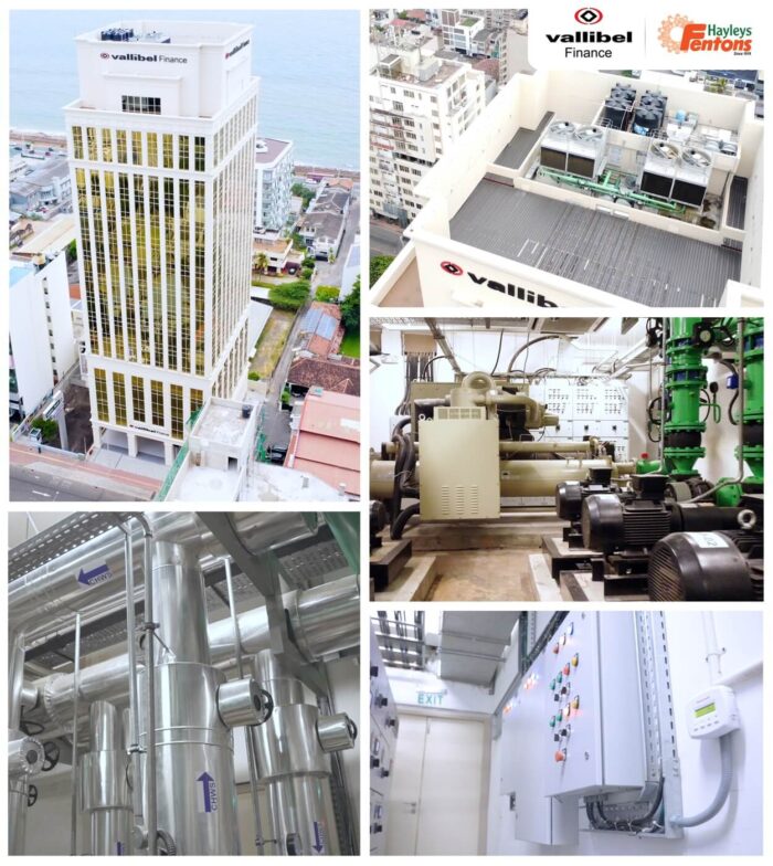 Complete MEP services by Hayleys Fentons for Vallibel Finance New Corporate Office in Colombo 03 Vallibel Finance's new corporate office in Colombo 3 stands tall as a symbol of innovation and efficiency, thanks to the expertise of Hayleys Fentons, Sri Lanka's premier MEP contractor. Spanning 16 floors on a 42-perch plot, this cutting-edge building boasts state-of-the-art MEP installations for a new 110,000-square-foot corporate space.