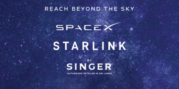Space X Starlink Singer Sri Lanka