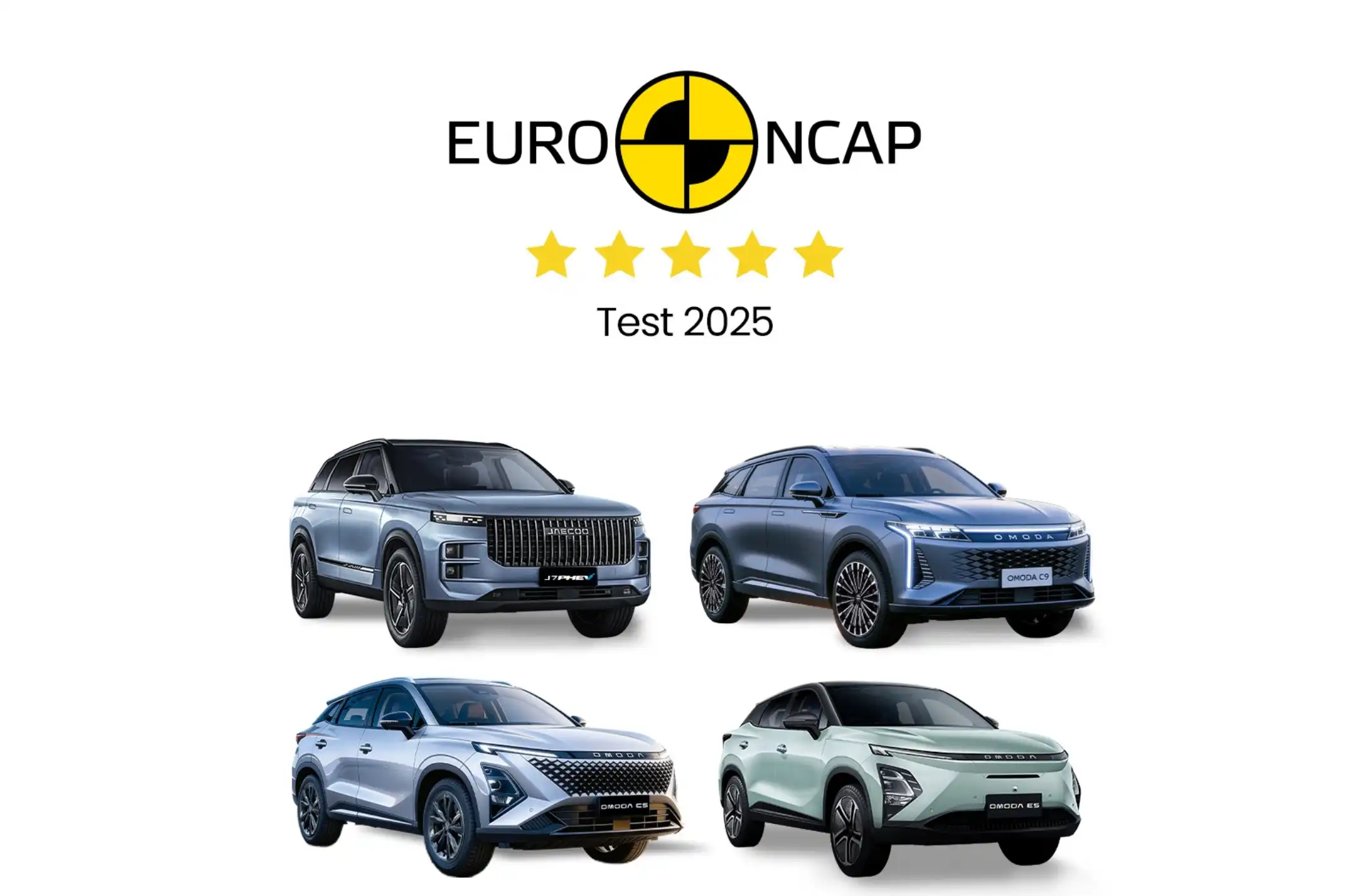 JAECOO J7 PHEV Achieves Five-Star Ratings in Both Euro NCAP and Australasian NCAP Safety Assessments